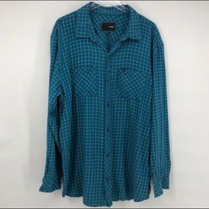 Hurley - Light Flannel Button Down